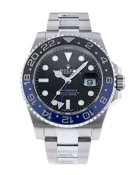 watchfinder rolex gmt batman|Rolex gmt Batman watch.